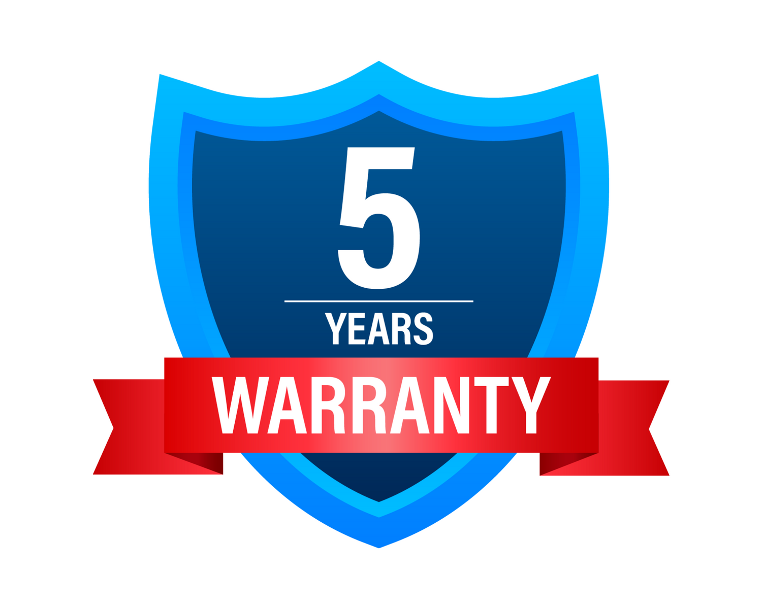 5 Year Guarantee Shield