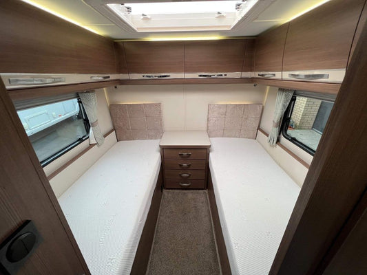 Twin Single Beds in Caravans - MyBespokeMattress.com