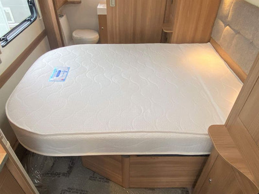 Island Beds in Caravans - MyBespokeMattress.com