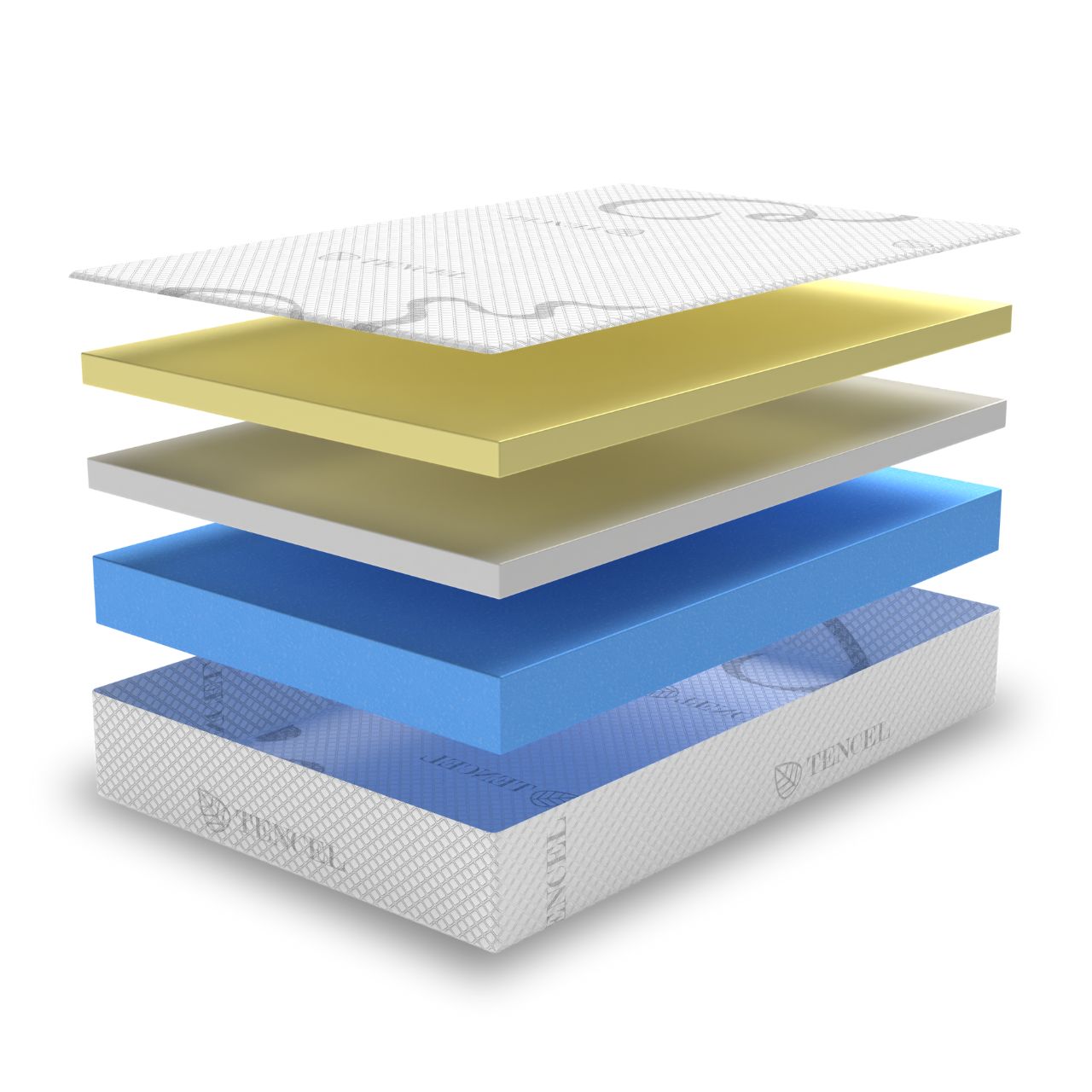 Bodyshape Right Curved Cut Corners Bespoke Mattress - Super King