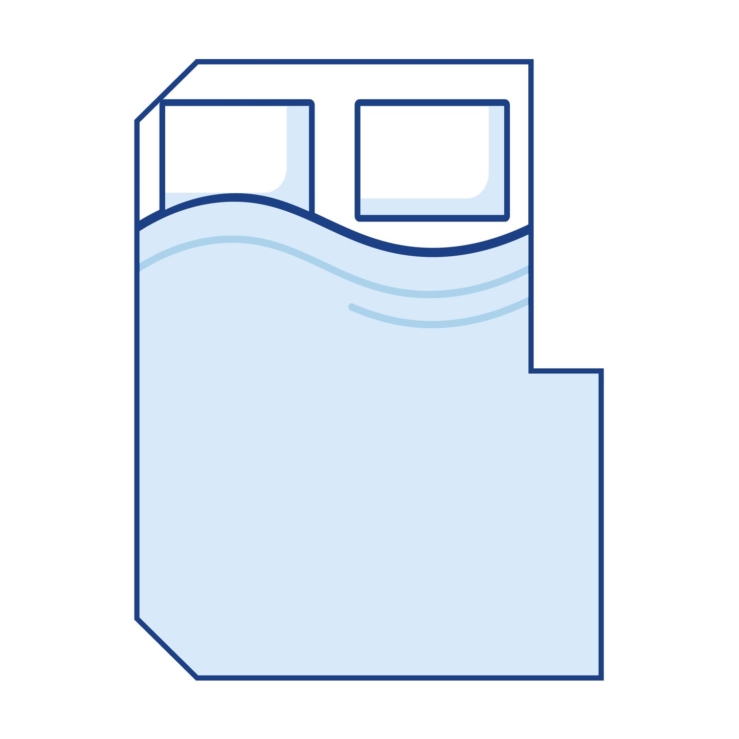 Comfisan Left Cut Out Camper Mattress - Double