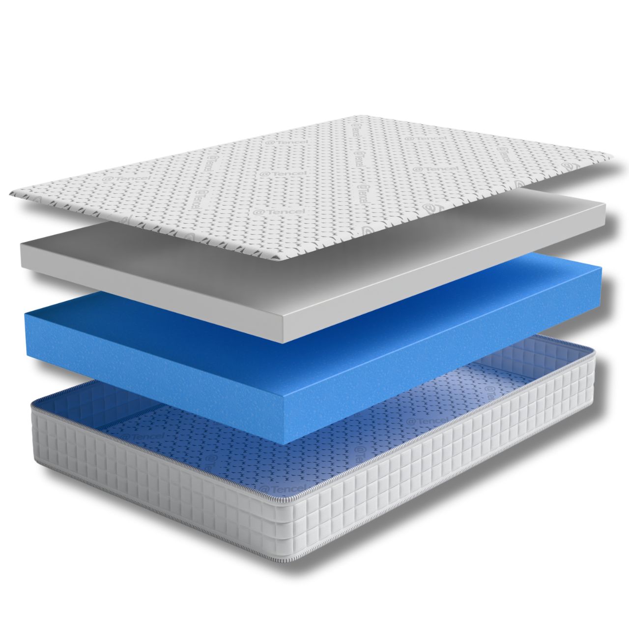 Comfisan Left Curved Corner Bespoke Mattress - Super King