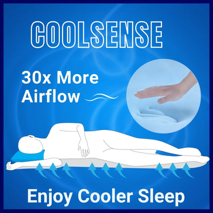 Coolsense promotion banner explaining 30x more airflow.
