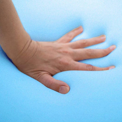 Hand Print in Blue Cool Gel Cooling Foam