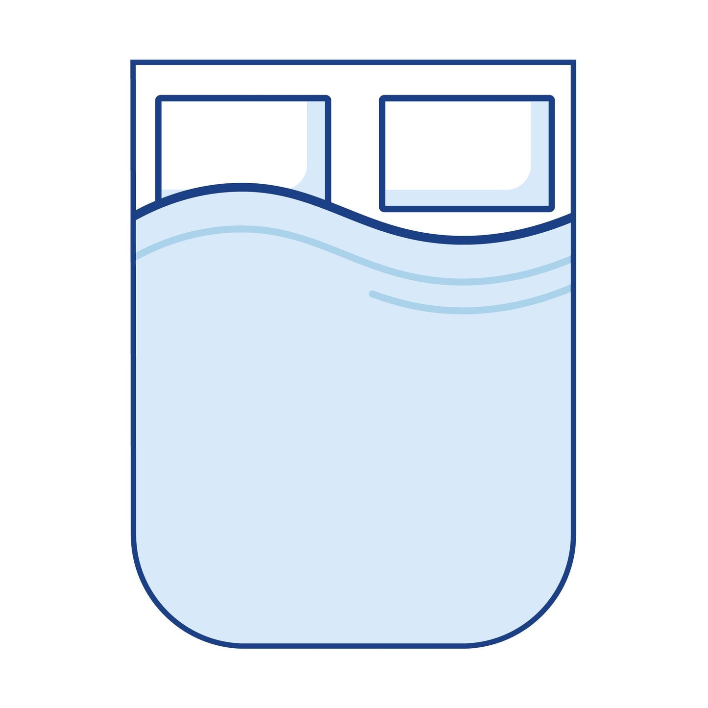 Bodyshape Island Curved Bespoke Mattress Topper - Super King