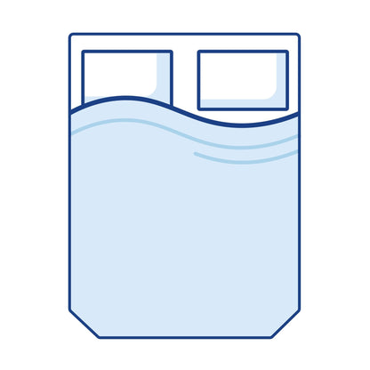 Grand Crescent: Rectangular Cut Off Corners Luxurious Memory Foam Mattress