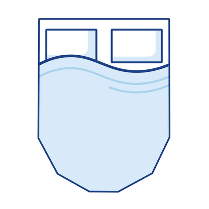 Cloud Comfort Memory: One-Piece Island, Angled Foot End Bespoke Hybrid Mattress