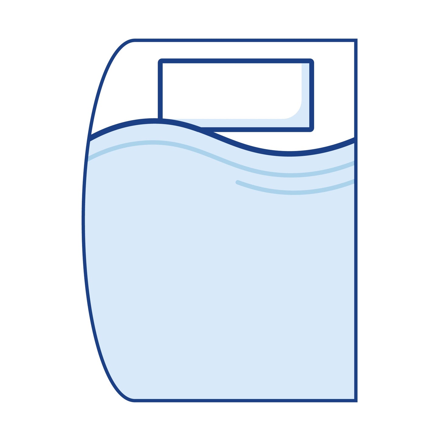 Essential Left Hand D Shaped Curved Corner - Single