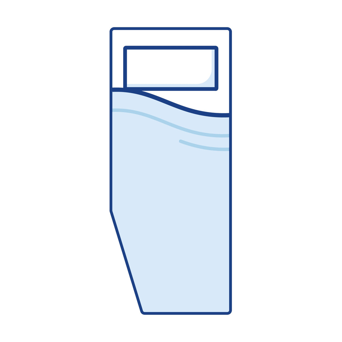 Coolplus Narrow Left Cut Bespoke Mattress Topper - Super King