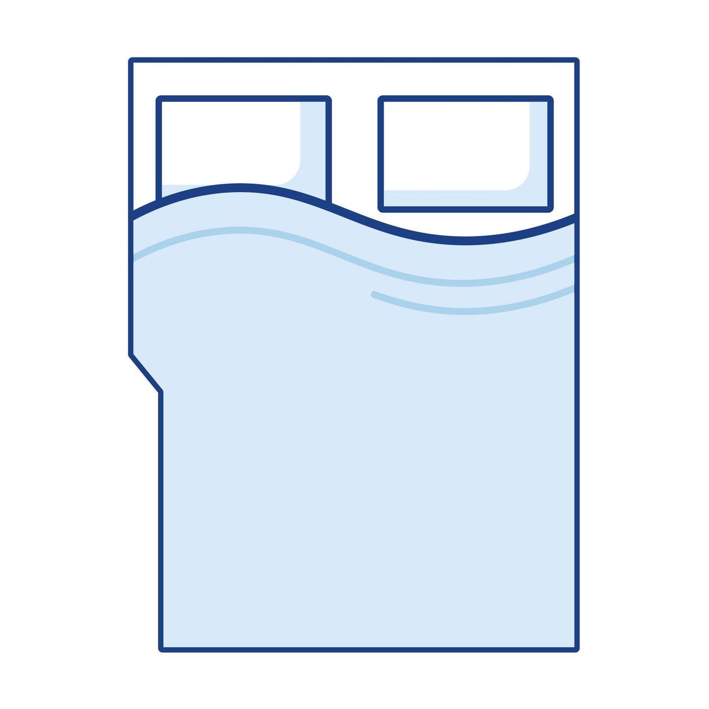 Bodyshape Left Angled Cut Out Bespoke Mattress - Single
