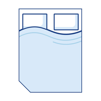 Grand Crescent: Left Corner Cut Off Luxurious Memory Foam Mattress
