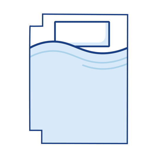 Memory Foam: Left Corners Cut Out Caravan Topper
