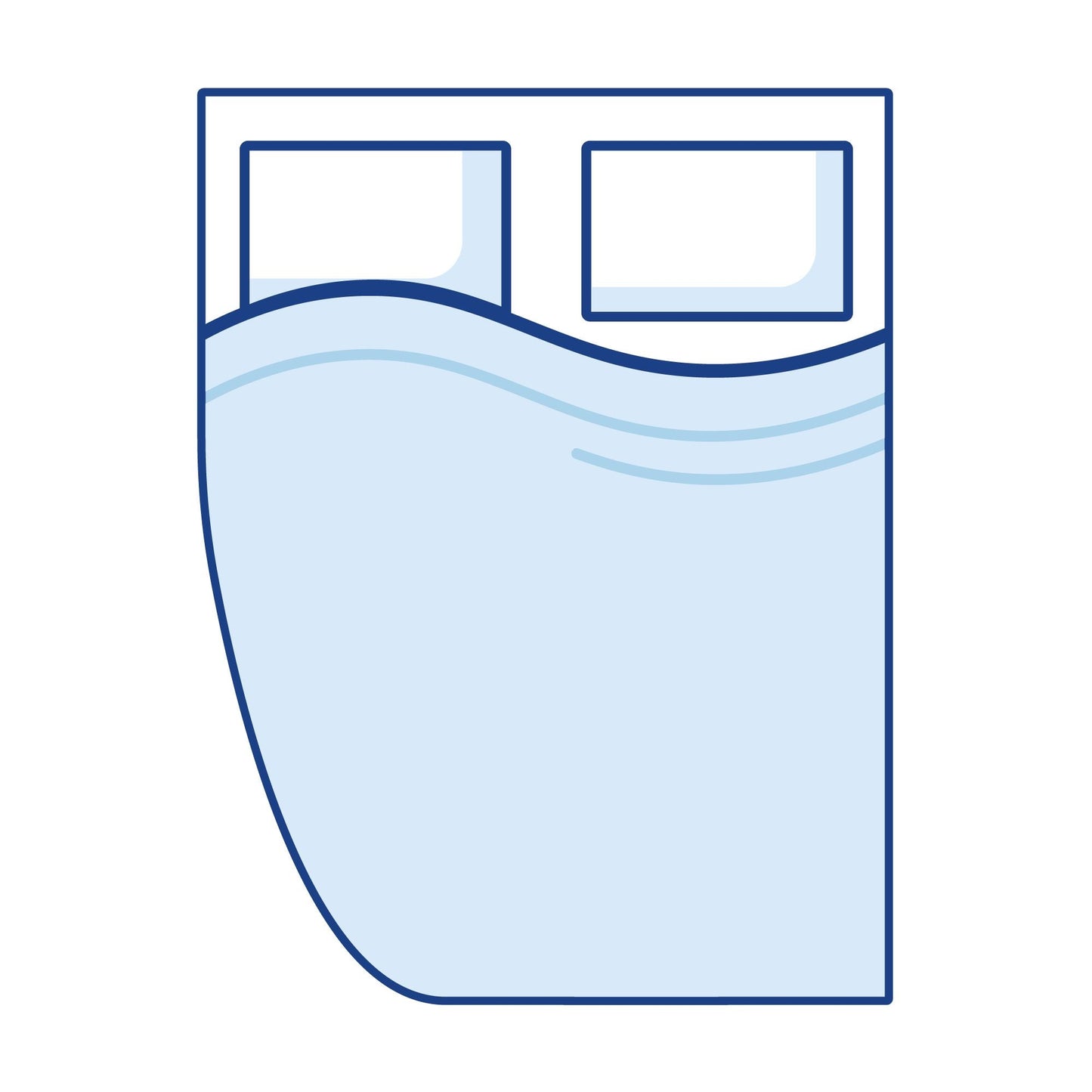 Coolplus Left Large Curve Bespoke Mattress - Super King