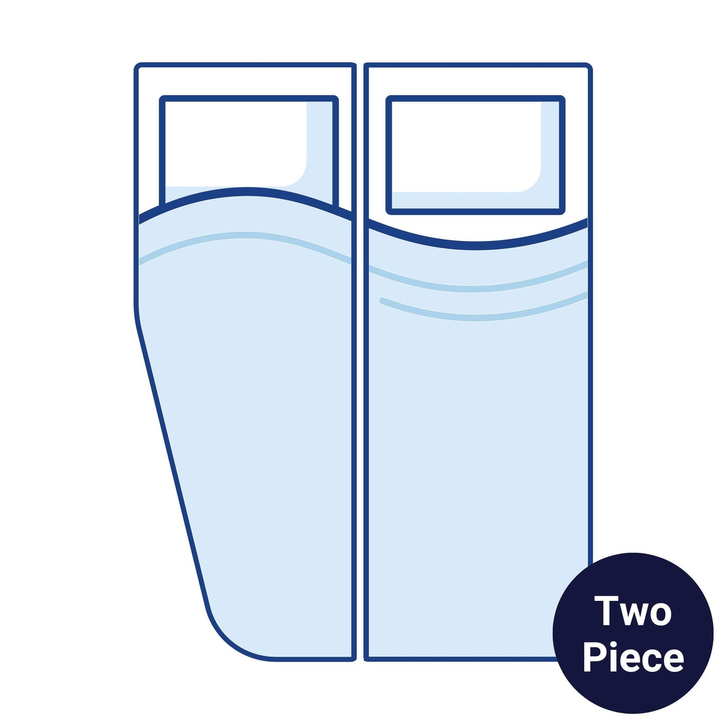 Premier:  Left Two Piece Bespoke Mattress