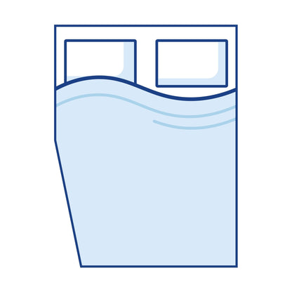 Bodyshape: Left Cut Memory Foam Mattress