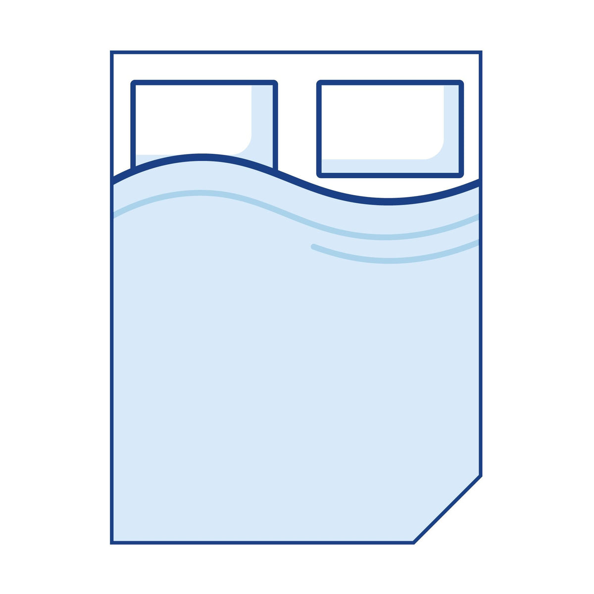 Grand Crescent™ Right Corner Cut Off Luxury Bespoke Mattress - Super King