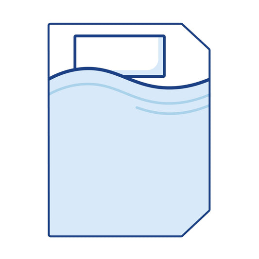 Grand Crescent: Right Corners Cut Off Luxurious Cooling Memory Foam Mattress