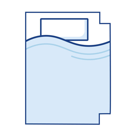Grand Crescent: Right Corners Cut Out Luxurious Memory Foam Mattress