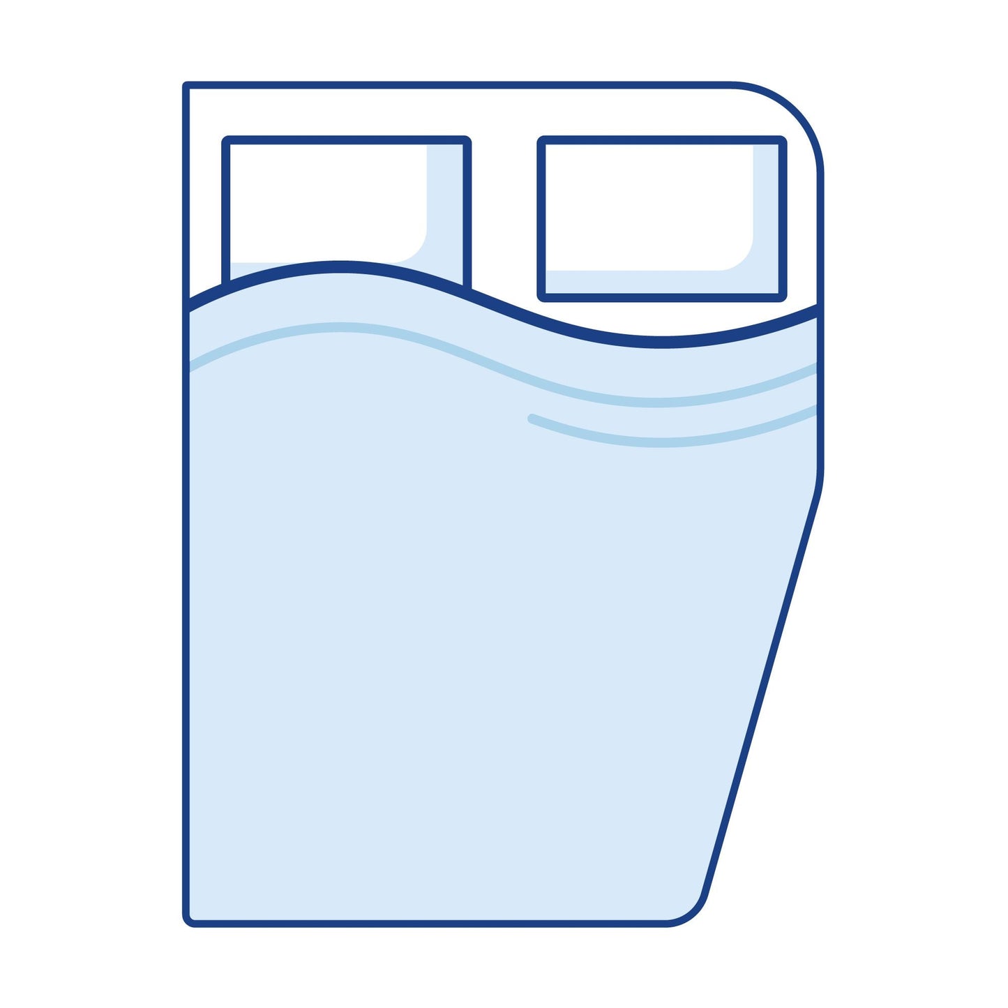 Grand Crescent™ Right Curved Corners Luxury Bespoke Mattress - King