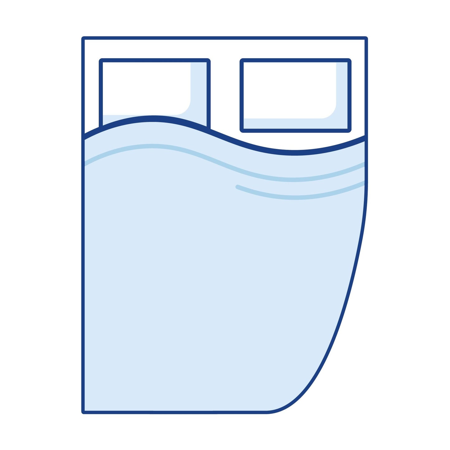Grand Crescent™ Right Large Curve Luxury Bespoke Mattress - Super King