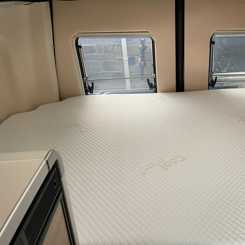 Coolplus Right Rounded Corner Bespoke Mattress Topper - Single