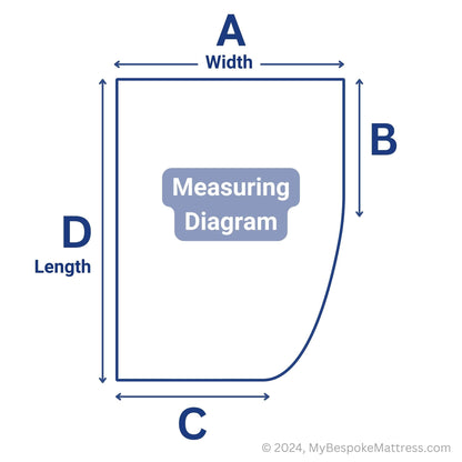 Mattress Measuring Diagram