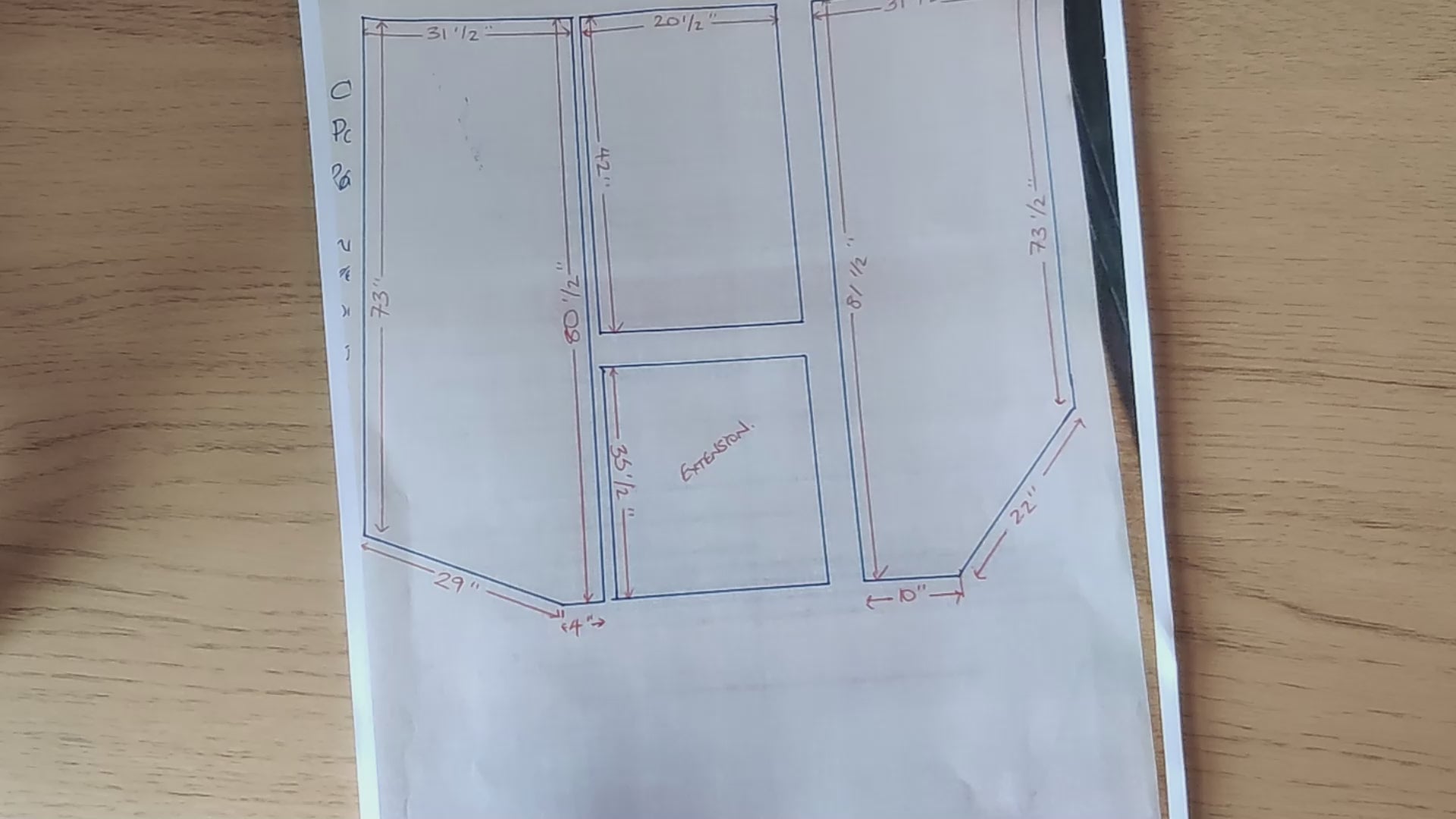 Load video: Video demonstrating how customers provide measurements for custom mattresses, including hand-drawn sketches, photos with measurements, and detailed blueprints.